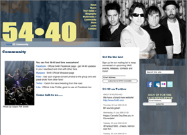 54-40 website