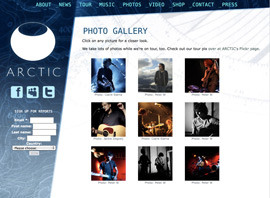 ARCTIC website
