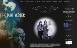 The Blue Violets website