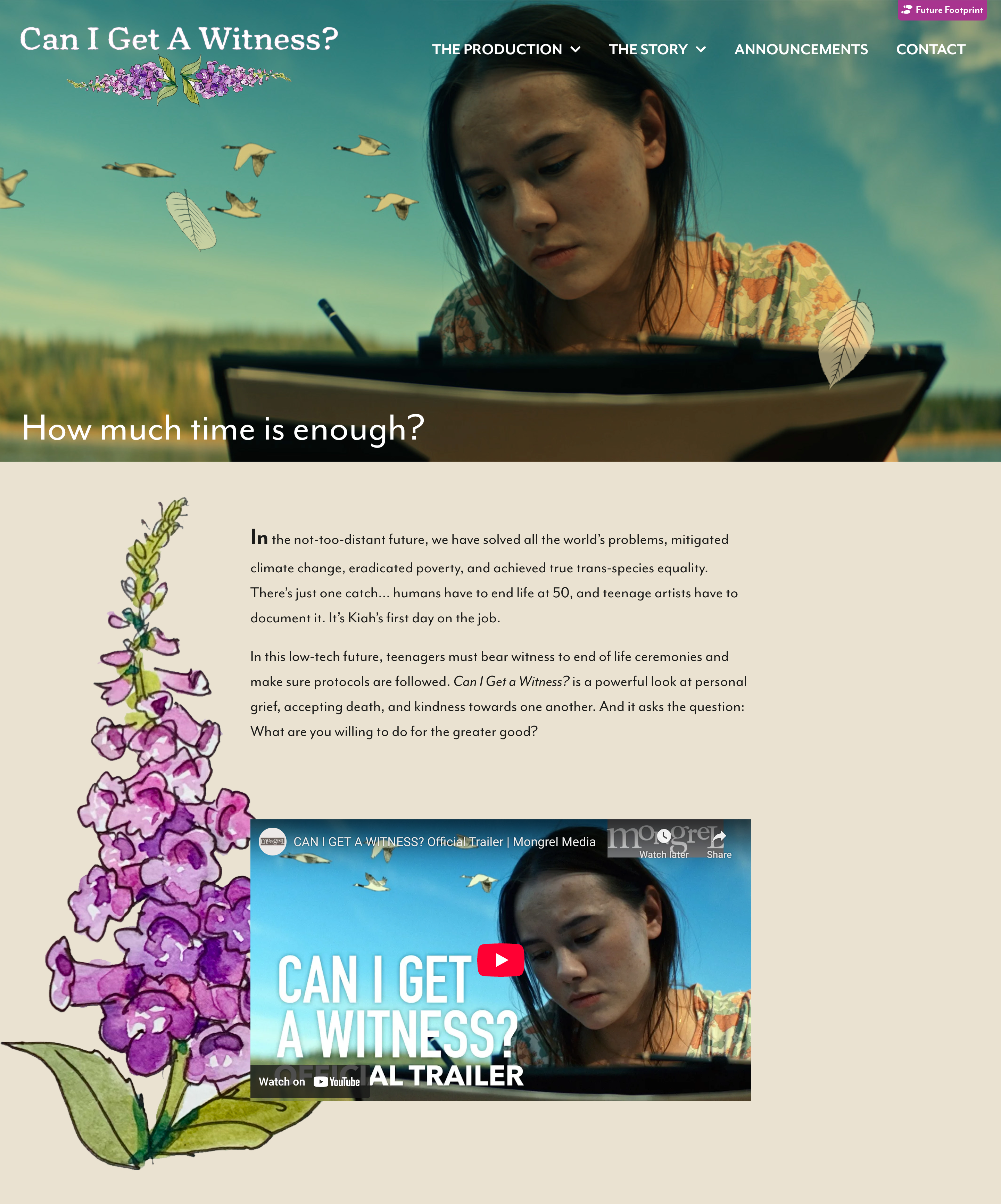 Can I Get A Witness? homepage