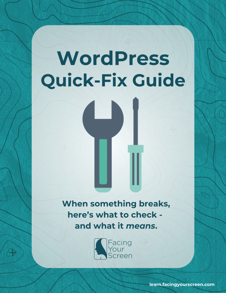 WordPress Quick-Fix Guide